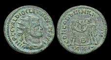 Ancient Coins - Diocletian AE antoninianus Diocletian standing right