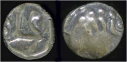 Ancient Coins - Celtic Remi electrum quarter stater aux segments de circle