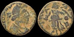 Ancient Coins - Johannes, usurper, AE3 Victory advancing left