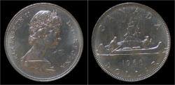 World Coins - Canada 1 dollar 1968- voyageur