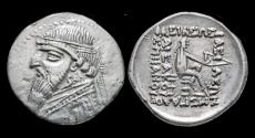 Ancient Coins - Parthian Kingdom Mithradates II AR drachm