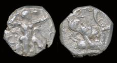 Ancient Coins - Cyprus Kition Ballmelek II AR stater