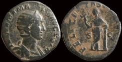 Ancient Coins - Julia Mamaea AE sestertius Felicitas standing facing