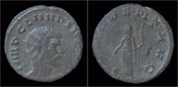 Ancient Coins - Claudius II Gothicus billon antoninianus Providentia standing left
