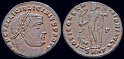 Ancient Coins - Licinius I AE follis Jupiter standing facing