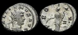 Ancient Coins - Gallienus Silvered antoninianus Providentia standing front