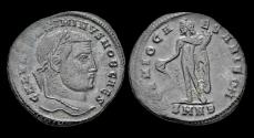 Ancient Coins - Maximinus II Daia, as Caesar AE follis Genius standing left