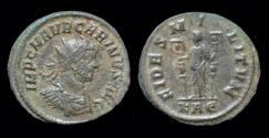Ancient Coins - Carinus billon antoninianus Fides standing left
