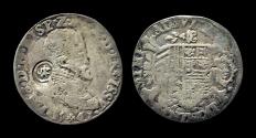 World Coins - Netherland Heerlijkheid Overijssel Filips II 1/5 filipsdaalder 1567