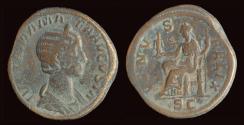 Ancient Coins - Julia Mamaea, Augusta sestertius Venus seated left