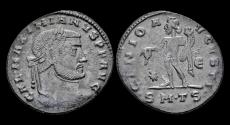 Ancient Coins - Galerius AE follis Genius standing