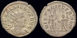 Ancient Coins - Gallienus AR antoninianus Victory facing Gallienus
