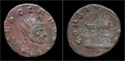 Ancient Coins - Divo Claudius II Gothicus billon antoninianus flaming altar