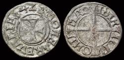 World Coins - Livonia Herman von Bruggeney BI schilling 1542