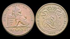 World Coins - Belgium Leopold I 10 centiem 1832