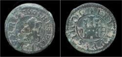 World Coins - Spain Philip III 2 maravedis 1603 Segovia.
