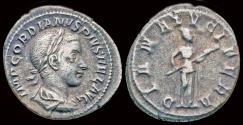Ancient Coins - Gordian III AR antoninianus Diana standing right