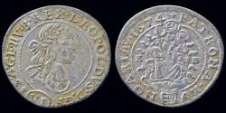 World Coins - Austria Holy Roman Empire Habsburg Leopold I AR 6 kreuzer 1674