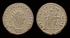 Ancient Coins - Valerian I billon antoninianus the Orient presenting wreath to Emperor