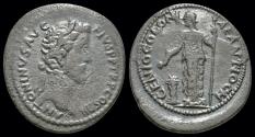 Ancient Coins - Pisidia Antioch Antoninus Pius AE25 Genius standing left