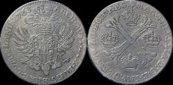World Coins - Austrian Netherlands Maria-Theresia 1/2 kroon (couronne) 1763