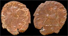 Ancient Coins - Gallienus billon antoninianus doe standing right.