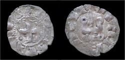 World Coins - Crusader Archaia John of Gravina billon denier no date