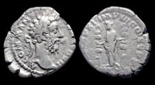 Ancient Coins - Commodus AR denarius Concordia standing left