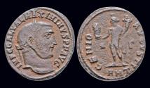 Ancient Coins - Maximinus II Daia AE follis Genius standing left