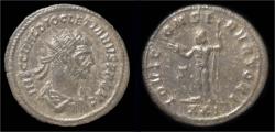 Ancient Coins - Diocletian billon antoninianus Jupiter standing left