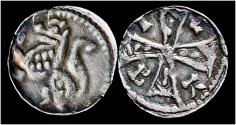 World Coins - Southern Netherlands Emission of city Leuven Hendrik II -III denarius