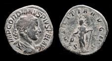 Ancient Coins - Gordian III AE sestertius Laetitia standing left