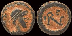 Ancient Coins - Zeno AE nummus monogram within wreath