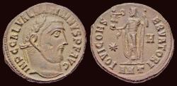 Ancient Coins - Maximinus II AE follis Jupiter standing left