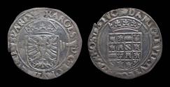 World Coins - Southern Netherlands Brabant Karel V (Charles Quint) 1/2 silver real no date