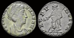 Ancient Coins - Helena, Augusta AE nummus Pax standing left