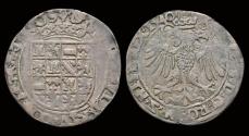 World Coins - Southern Netherlands Brabant Karel V vlieger de quatre patards 1540