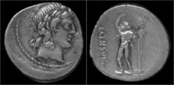 Ancient Coins - L.Censorinus AR denarius.