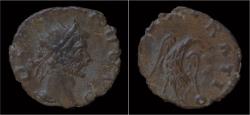 Ancient Coins - Divo Claudius II Gothicus billon antoninianus eagle standing facing