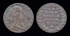 World Coins - Austrian Netherlands Brabant Frans II double liard 1793