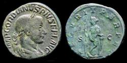 Ancient Coins - Gordian III AE sestertius Securitas standing facing