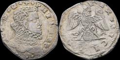 World Coins - Italy Sicily Messina Philip III of Spain AR 4 tari 1612