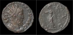 Ancient Coins - Tetricus I billon antoninianus Victory advancing left.