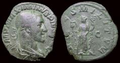 Ancient Coins - Maximinus I Thrax sestertius Fides standing left