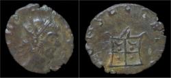Ancient Coins - Divo Claudius II Gothicus billon antoninianus flaming altar.