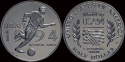 World Coins - USA 1/2 dollar 1994- Worldcup USA 1994- Football-UNC