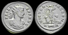Ancient Coins - Probus AE antoninianus trophy between two captives
