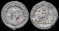 Ancient Coins - Macrianus, usurper billon antoninianus Jupiter seated left