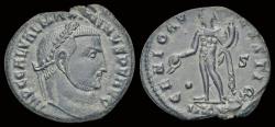 Ancient Coins - Maximinus II AE follis Genius standing left