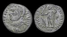 Ancient Coins - Licinius I silvered AE3 Jupiter standing left
